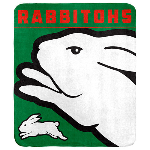 South Sydney Rabbitohs Polar Fleece Throw Rug