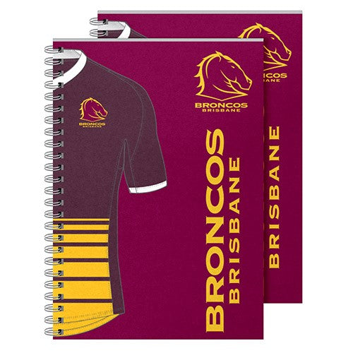Brisbane Broncos Notebook (2pk)