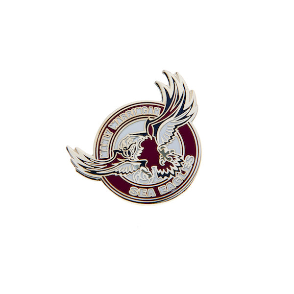 Manly Sea Eagles Pin - Metal Logo