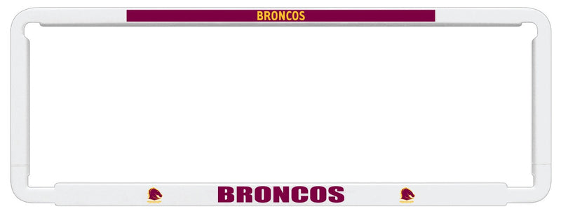 Brisbane Broncos Number Plate Surround