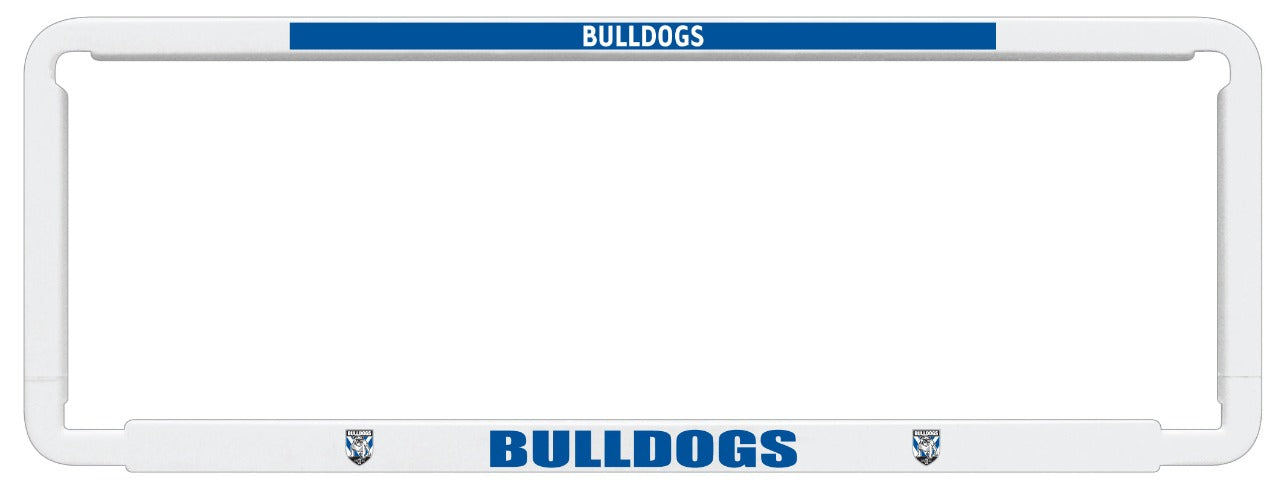 Canterbury Bulldogs Number Plate Surround