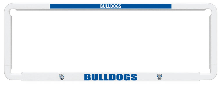 Canterbury Bulldogs Number Plate Surround