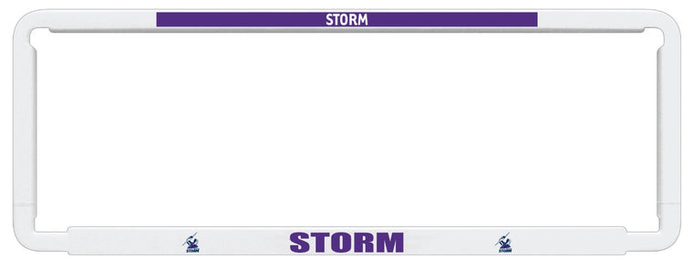 Melbourne Storm Number Plate Surround