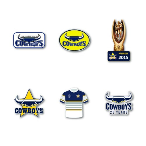 North Queensland Cowboys Evolution Pin Set