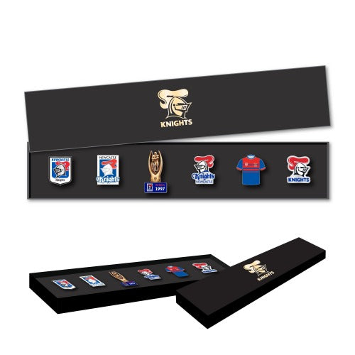 Newcastle Knights Evolution Pin Set