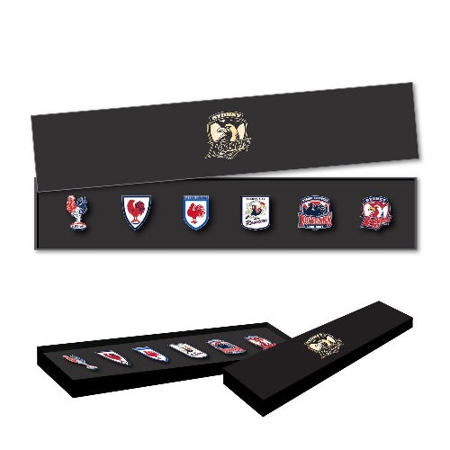 Sydney Roosters Evolution Pin Set