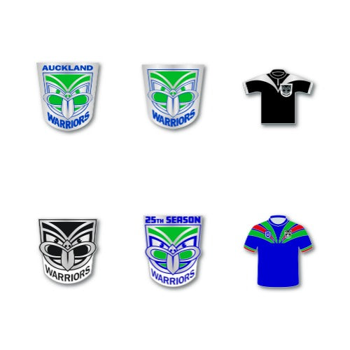 NZ Warriors Evolution Pin Set