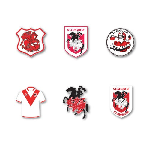 St. George Illawarra Dragons Evolution Pin Set