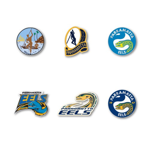 Parramatta Eels Evolution Pin Set