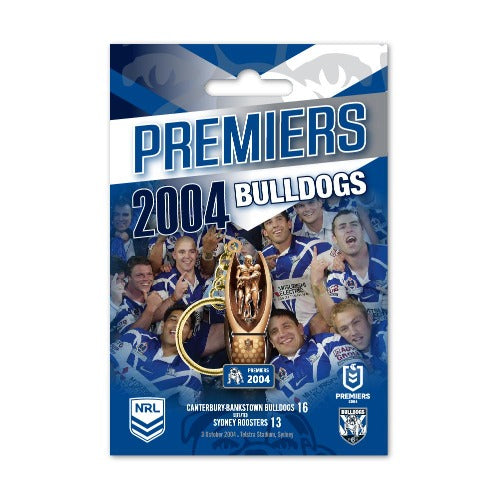 Canterbury Bulldogs 2004 Premiers Keyring - Trophy