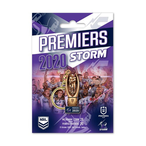 Melbourne Storm 2020 Premiers Keyring - Trophy
