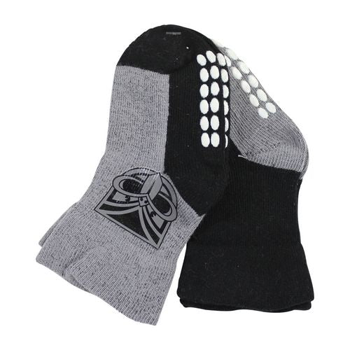 NZ Warriors Baby Socks 2pk Anti-slip on bottom of socks Team Colours