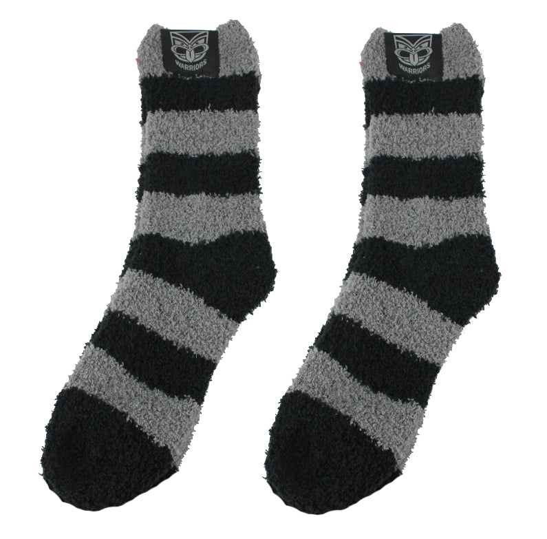 New Zealand Warriors Bed Socks Soft Plush Bed Socks Team Colours
Sizes (3-8) or (9-12) 1pr