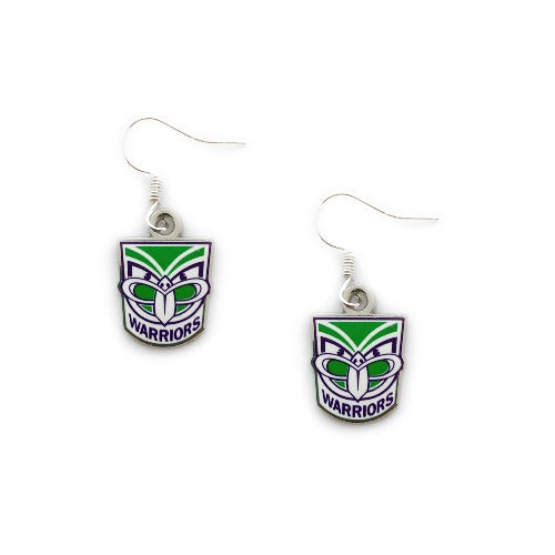 New Zealand Warriors Logo Earrings