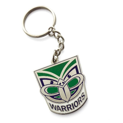 New Zealand Warriors Keyring - Metal Logo