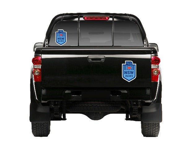 NSW Blues Car Logo Sticker - Mega