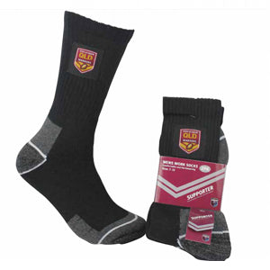 QLD Work Socks 2pk
