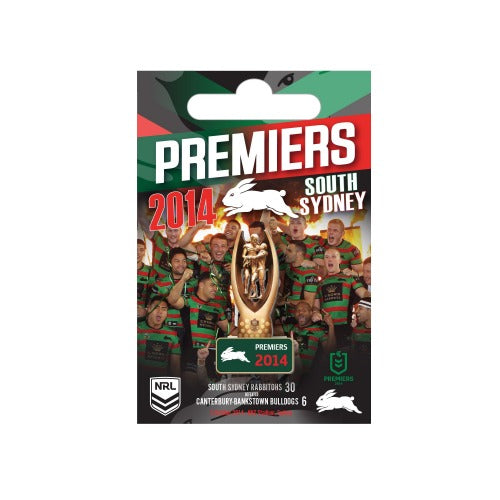 South Sydney Rabbitohs 2014 Premiers Pin - Trophy