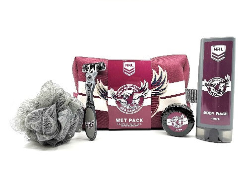 Manly Sea Eagles Toiletries Wet Pack Bag