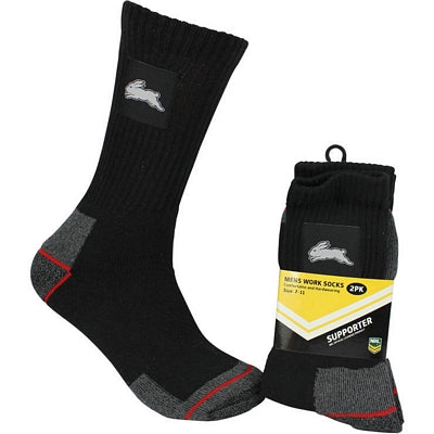 South Sydney Rabbitohs Work Socks (2pk)