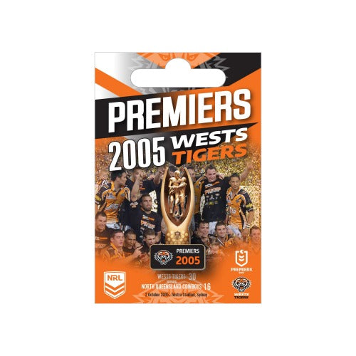 Wests Tigers 2005 Premiers Pin - Trophy