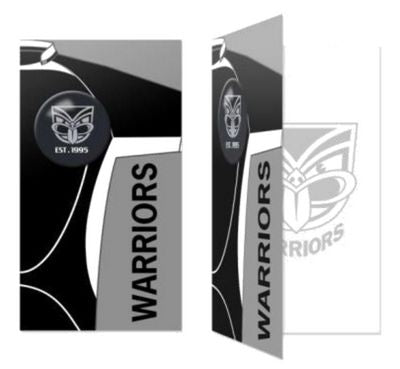 New Zealand Warriors Birthday Card + Badge
