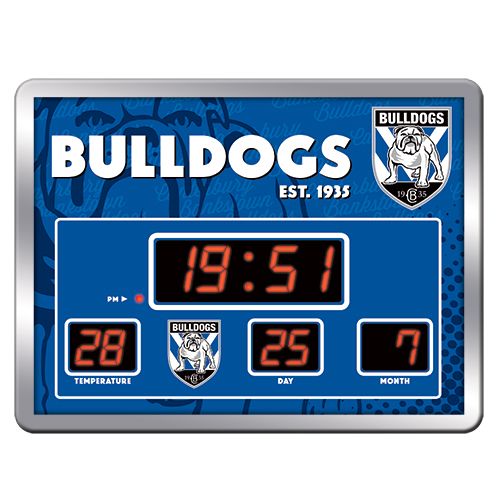 Canterbury Bulldogs Scoreboard Clock