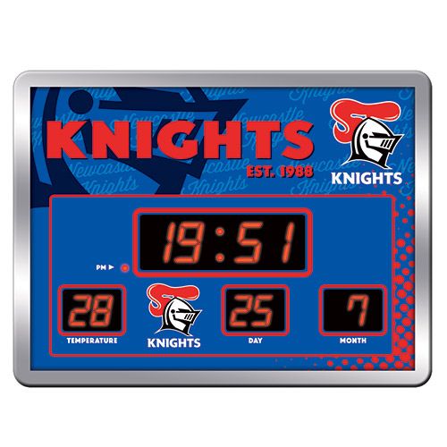 Newcastle Knights Scoreboard Clock