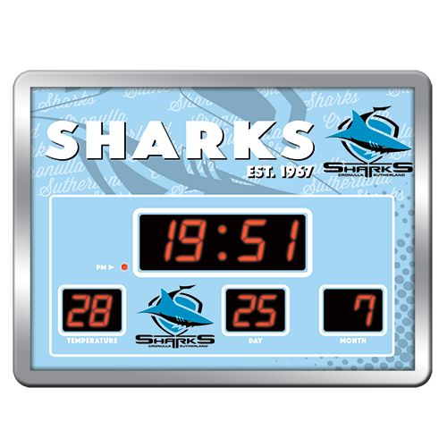 Cronulla Sharks Scoreboard Clock