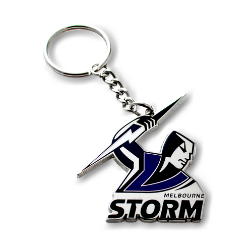 Melbourne Storm Keyring - Metal Logo