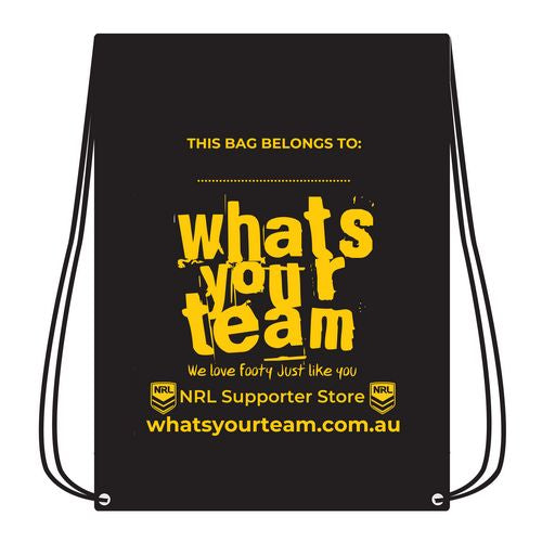 Whats Your Team Drawstring Bag