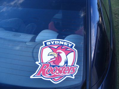 Sydney Roosters Car Logo Sticker - Mega